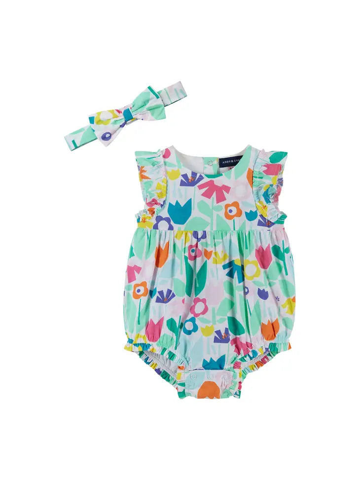 Floral Print Baby Bubble