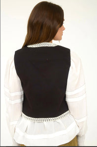Embroidered vest