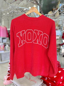 XOXO Ribbed Sweatshirt