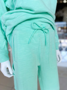 French Terry Pants - Mint