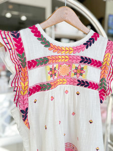 Embroidered Spring Top