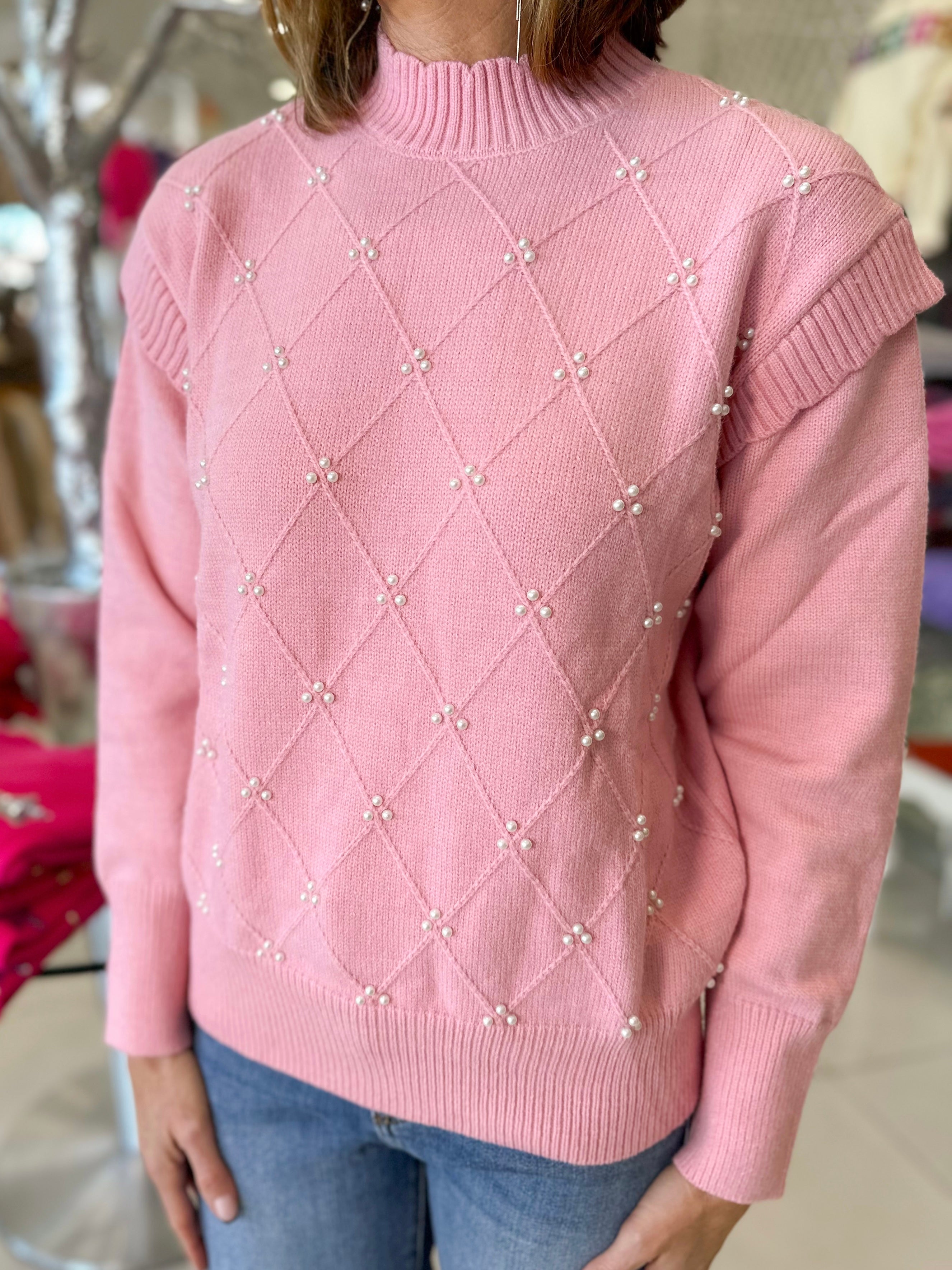 Pink Pearl Sweater