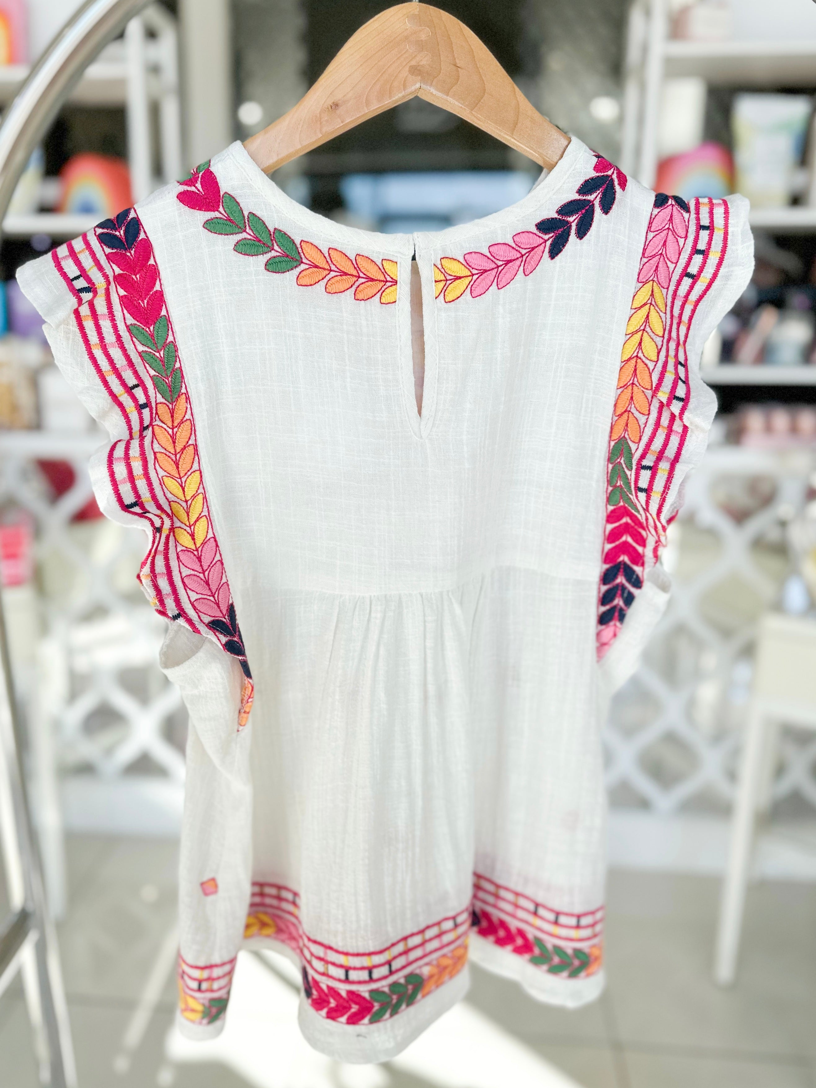 Embroidered Spring Top