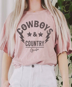 Cowboys Country Music Tee