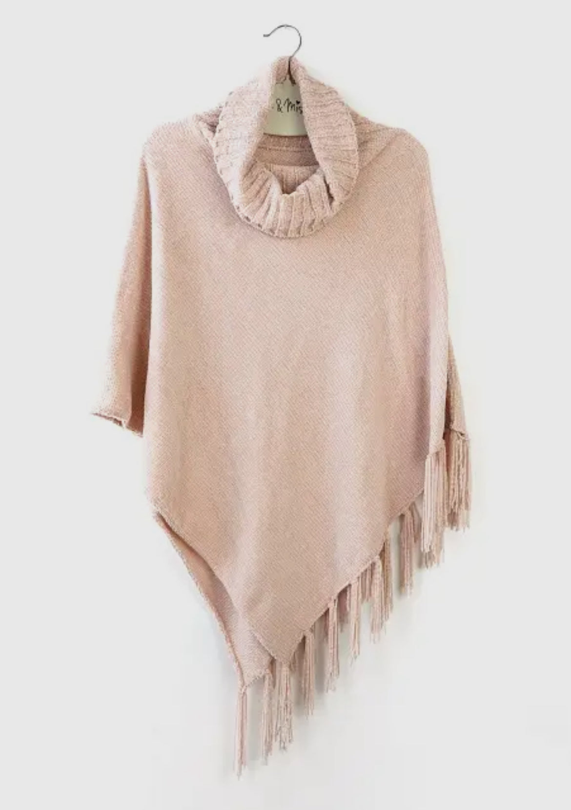 Blush Poncho