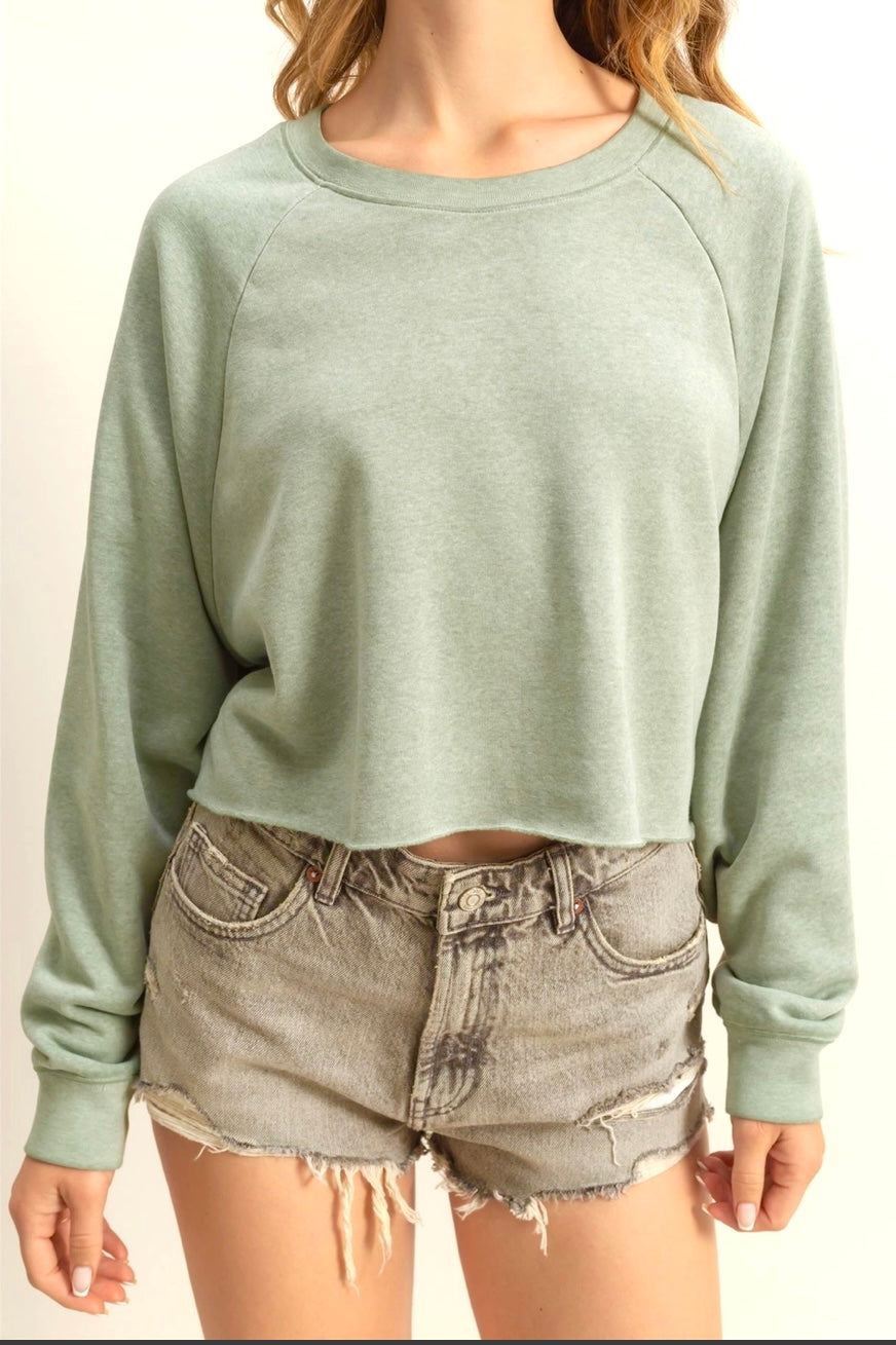 Olive soft knit