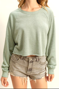 Olive soft knit