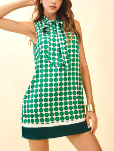 Geo print dress