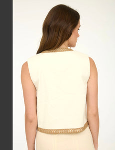 Embroidered vest