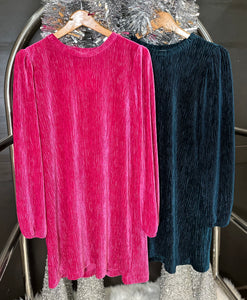 Dazzle Velvet Dress - Pink