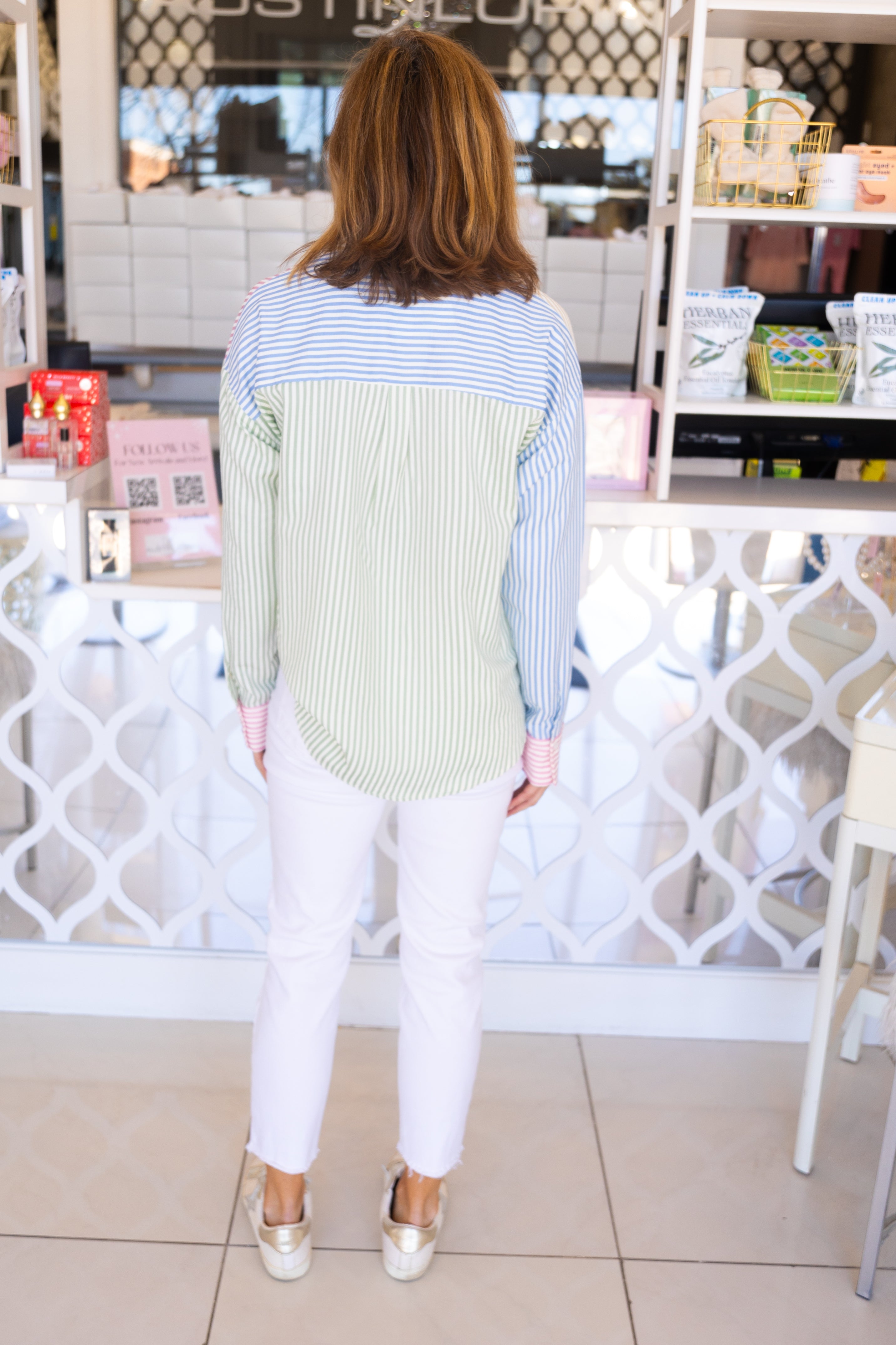 Pastel Stripe Top