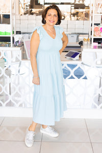 Flutter Sleeve Maxi