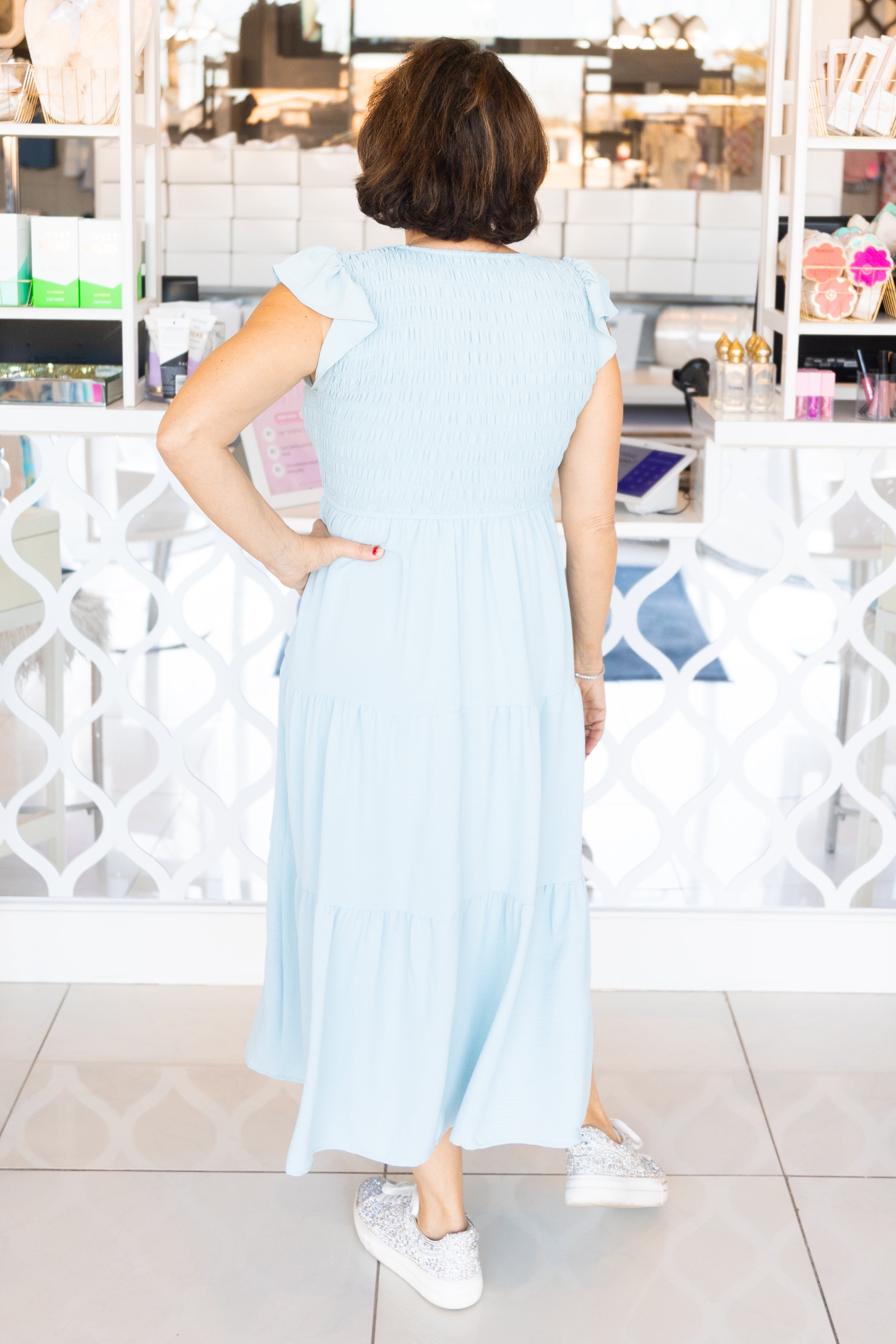 Flutter Sleeve Maxi