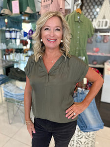 Wendy Top - Olive