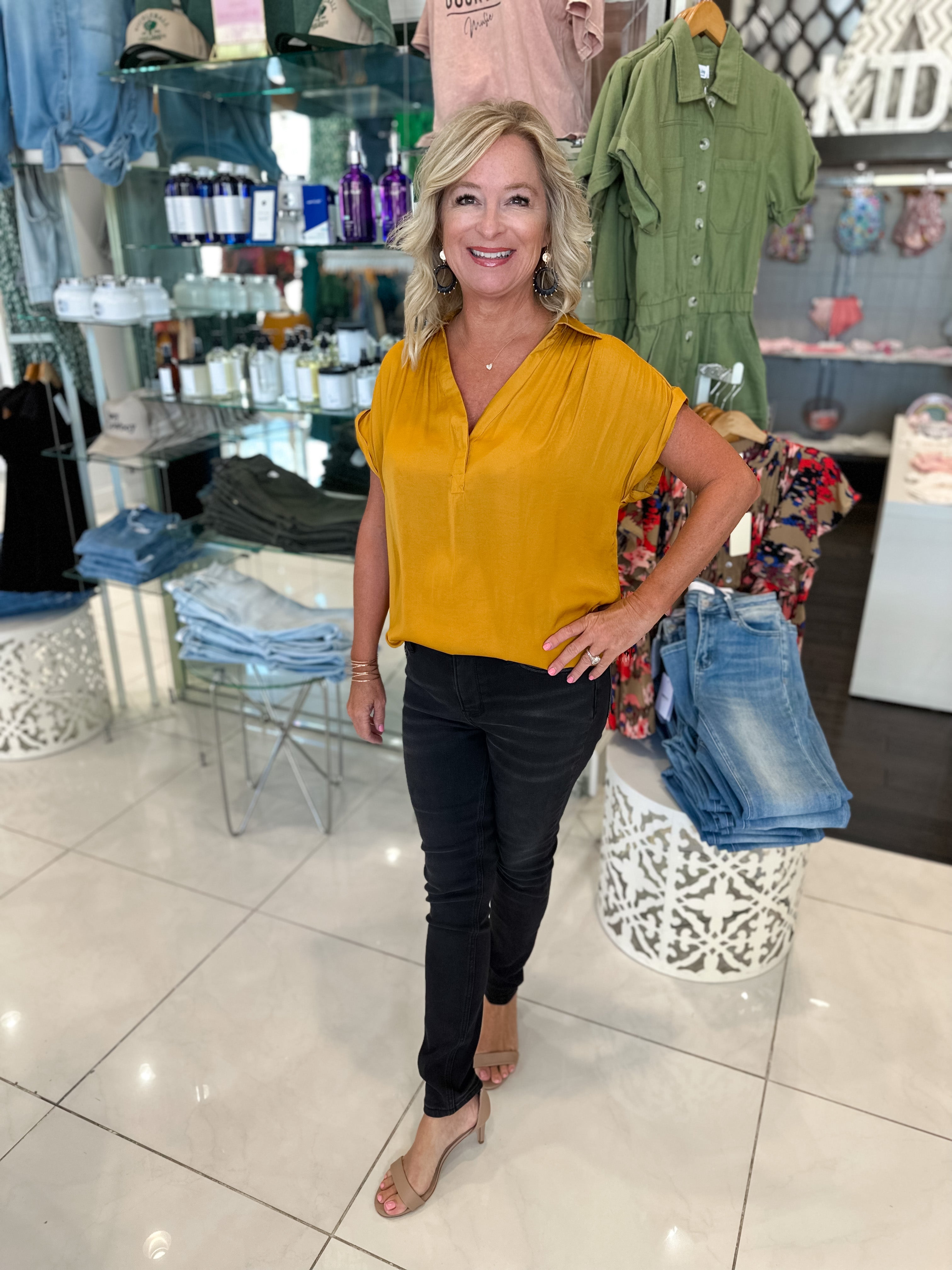 Wendy Top - Mustard