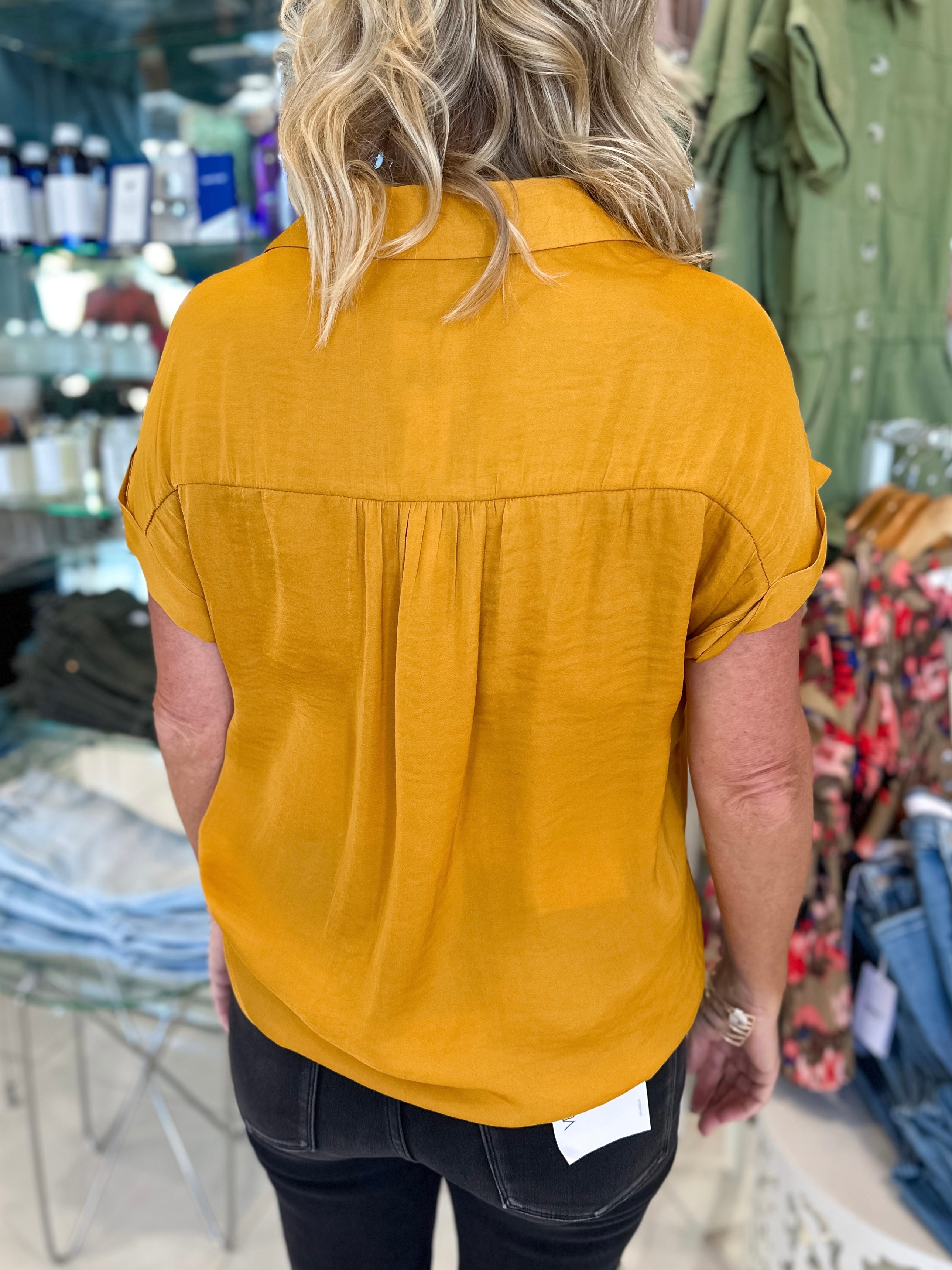 Wendy Top - Mustard