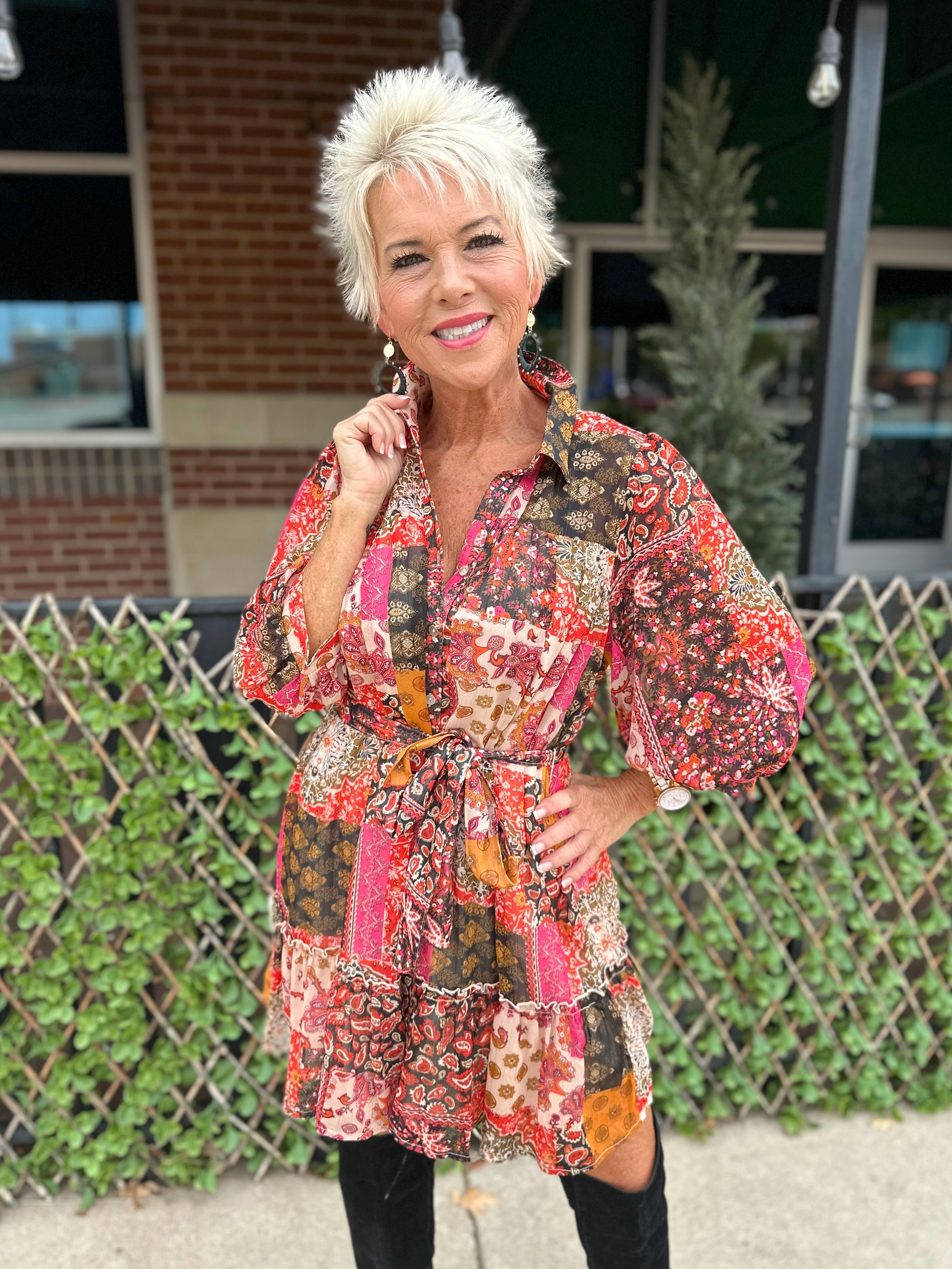Presley Printed Dress