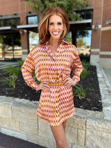 Retro Shirt Dress