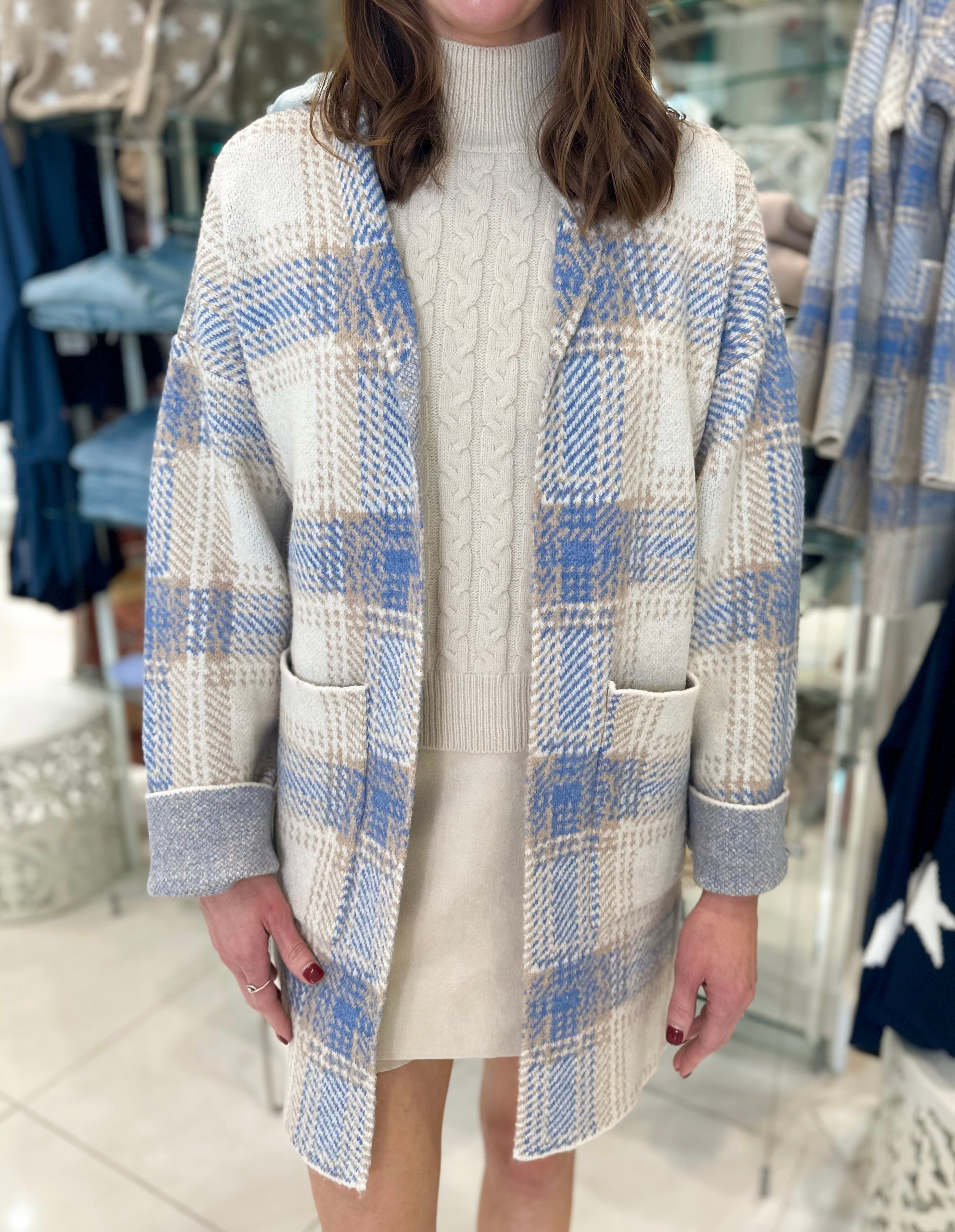 Cool Blue Cardigan