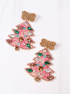 Fa La La Christmas Tree Earring