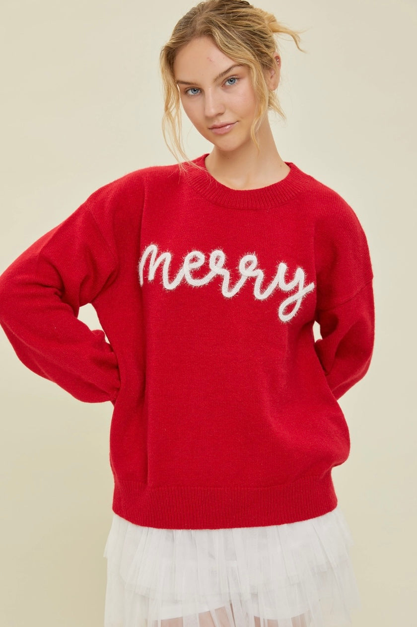 Merry Tinsel Sweater