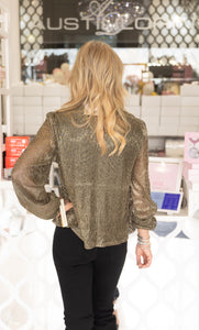 Metallic Blouse