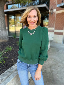 Hunter Puff Sleeve Sweatshirt