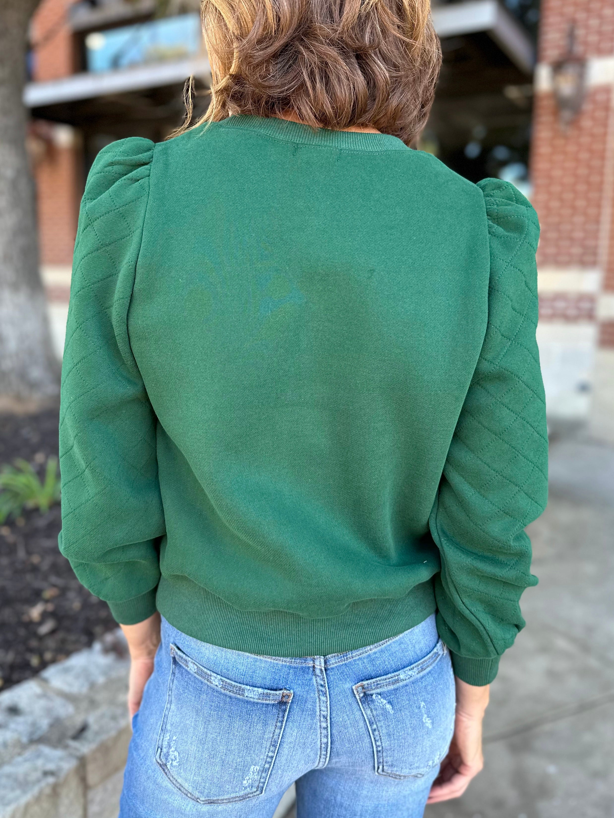 Hunter Puff Sleeve Sweatshirt