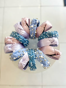 Satin Headband- Lilac