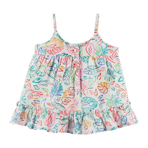 Baby Girls Tropical Ruffle Dress Set